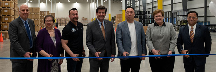 Uniland holds ribbon cutting for 150,000 s/f distribution/manufacturing facility at former Bethlehem Steel site 